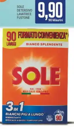 Supermercati Piccolo Sole detersivo lavatrice fustone offerta