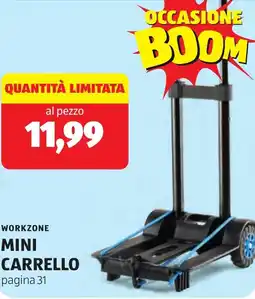 ALDI Workzone mini carrello offerta