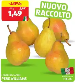 ALDI I colori del sapore pere williams offerta