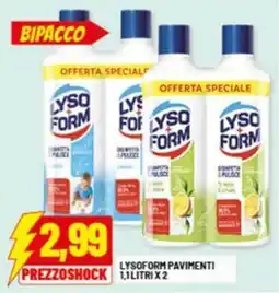 Risparmio Casa Lysoform pavimenti offerta