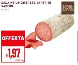 Pan Salame ungherese SAPER DI SAPORI offerta