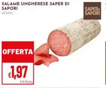 Pan Salame ungherese SAPER DI SAPORI offerta
