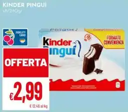 Pan Kinder pingui x8 offerta