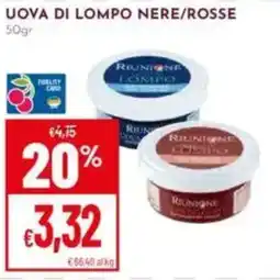 Pan Uova di lompo nere/rosse offerta