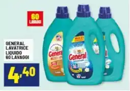 Risparmio Casa General lavatrice liquido 60 lavaggi offerta