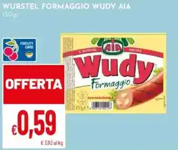 Pan Wurstel formaggio wudy AIA offerta