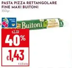 Pan Pasta pizza rettangolare fine maxi BUITONI offerta