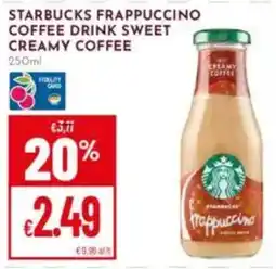 Pan Starbucks frappuccino coffee drink sweet creamy coffee offerta