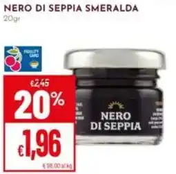Pan Nero di seppia smeralda offerta
