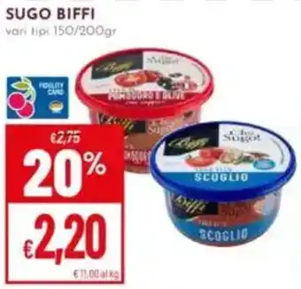 Pan Sugo BIFFI offerta
