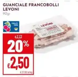 Pan Guanciale francobolli LEVONI offerta