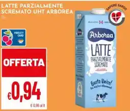 Pan Latte parzialmente scremato UHT ARBOREA offerta
