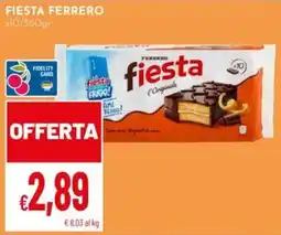Pan Fiesta FERRERO x10 offerta