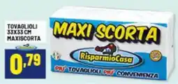 Risparmio Casa Tovaglioli 33x33 cm maxiscorta offerta