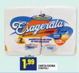 Risparmio Casa Carta cucina 2 rotoli offerta