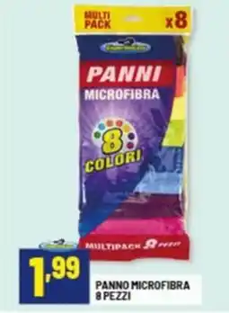 Risparmio Casa Panno microfibra 8 pezzi offerta