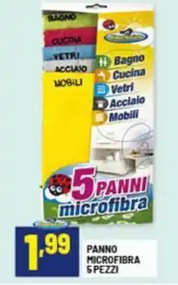 Risparmio Casa Panno microfibra 5 pezzi offerta