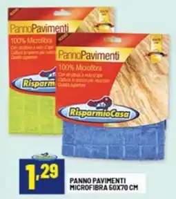 Risparmio Casa Panno pavimenti microfibra 50x70 cm offerta