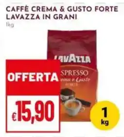 Pan Caffè crema & gusto forte caffe' classico splendid lavazza in grani offerta