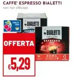 Pan Caffe' espresso BIALETTI offerta