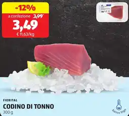 ALDI Fiorital codino di tonno offerta