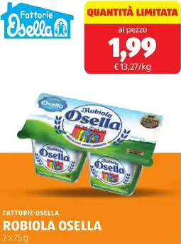 ALDI Fattorie osella robiola osella offerta