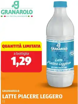 ALDI Granarolo latte piacere leggero offerta