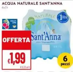 Pan Acqua naturale SANT'ANNA offerta