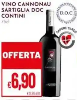 Pan Vino cannonau sartiglia doc CONTINI offerta