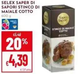 Pan Selex saper di sapori stinco di maiale cotto offerta