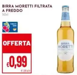 Pan Birra moretti filtrata a freddo offerta
