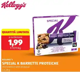 ALDI Kellogg's special k barrette proteiche offerta