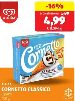 ALDI Algida cornetto classico offerta