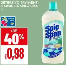 Pan Detersivo pavimenti marsiglia SPIC&SPAN offerta
