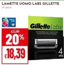 Pan Lamette uomo labs GILLETTE offerta