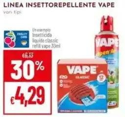 Pan Linea insettorepellente VAPE offerta
