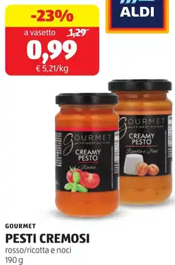 ALDI Gourmet pesti cremosi offerta