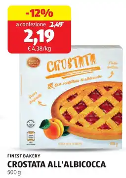 ALDI Finest bakery crostata all'albicocca offerta