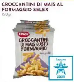 Pan Croccantini di mais al formaggio SELEX offerta