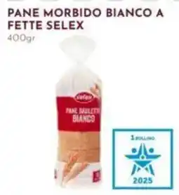 Pan Pane morbido bianco a fette SELEX offerta