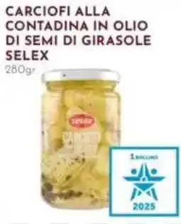 Pan Carciofi alla contadina in olio di semi di girasole SELEX offerta