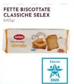 Pan Fette biscottate classiche SELEX offerta