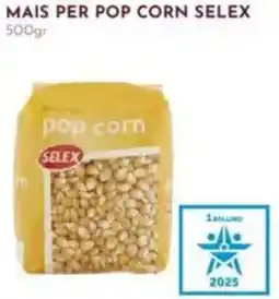 Pan Mais per pop corn SELEX offerta