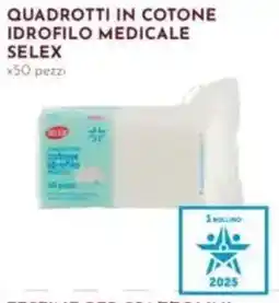 Pan Quadrotti in cotone idrofilo medicale SELEX offerta
