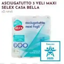 Pan Asciugatutto 3 veli maxi selex casa bella offerta