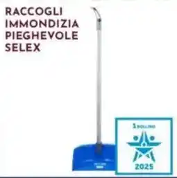Pan Raccogli immondizia pieghevole SELEX offerta