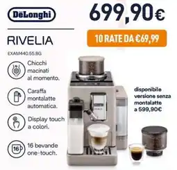 Unieuro DeLonghi RIVELIA offerta