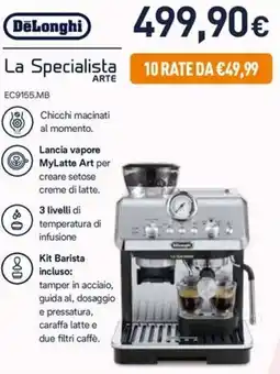 Unieuro DeLonghi La Specialista ARTE offerta