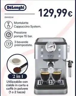 Unieuro DeLonghi EM450.M offerta