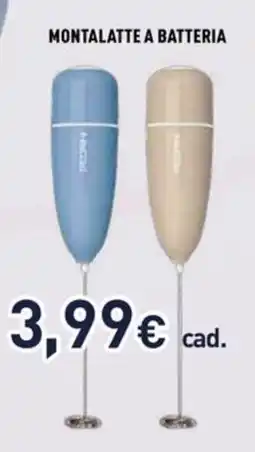 Unieuro Pedrini montalatte a batteria offerta